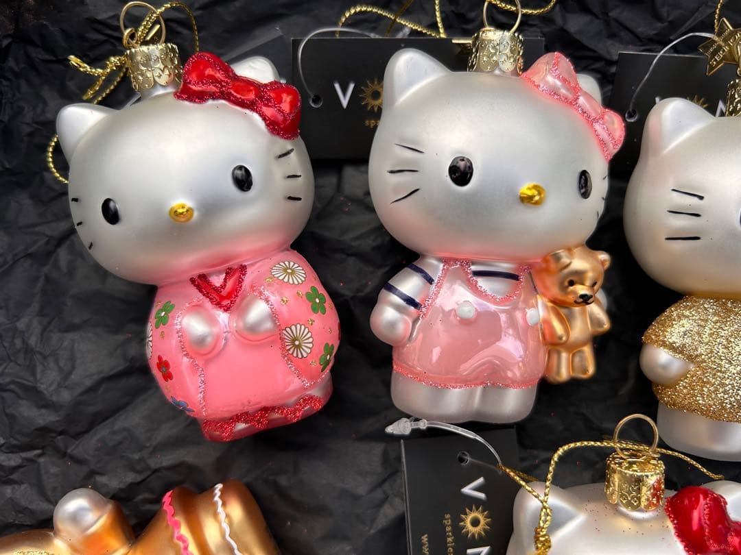 11個セット]ハローキティ vondelsガラスオーナメント 11個セット