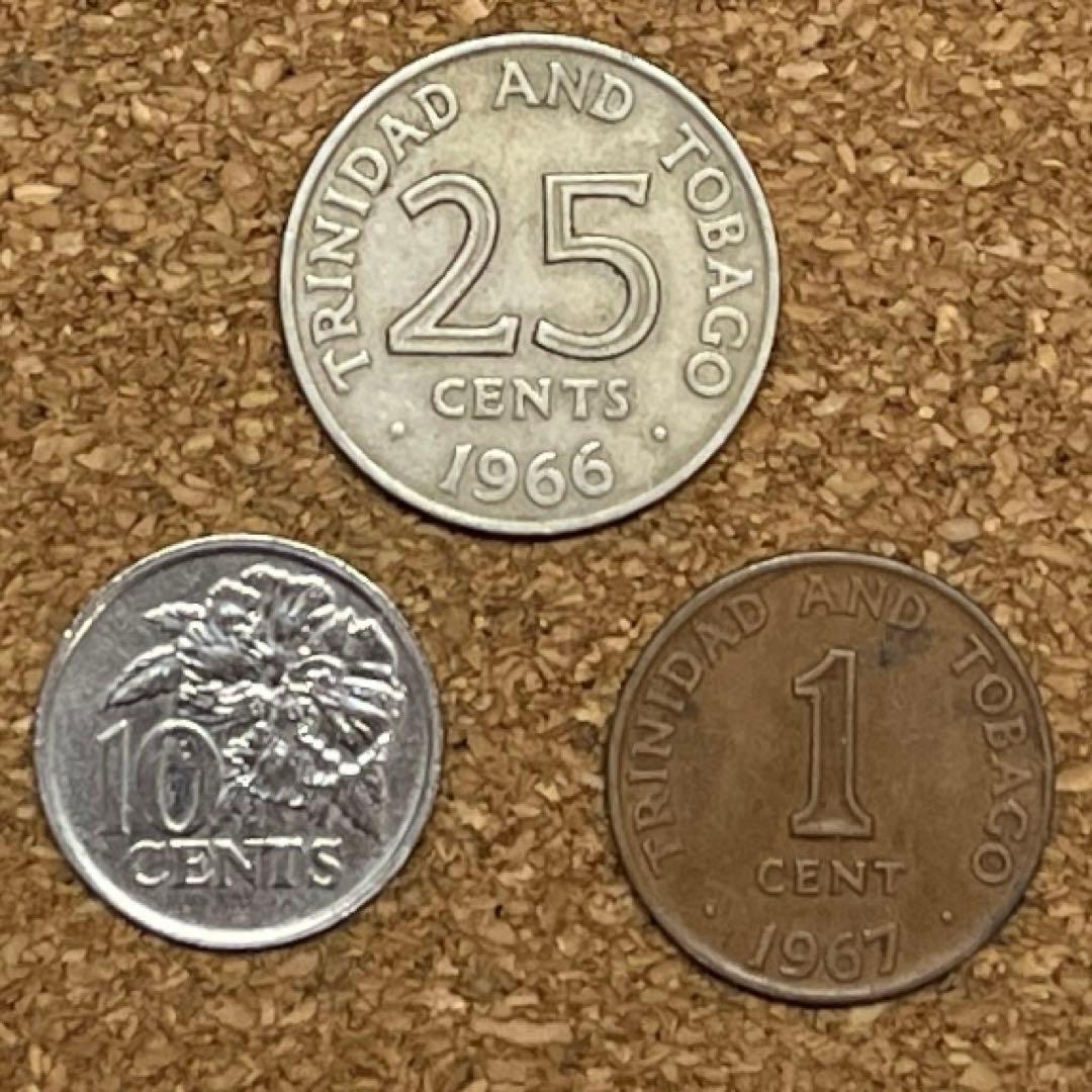 トリニダード・トバゴ】硬貨 3種3枚 外国コイン 海外 古銭 - メルカリ