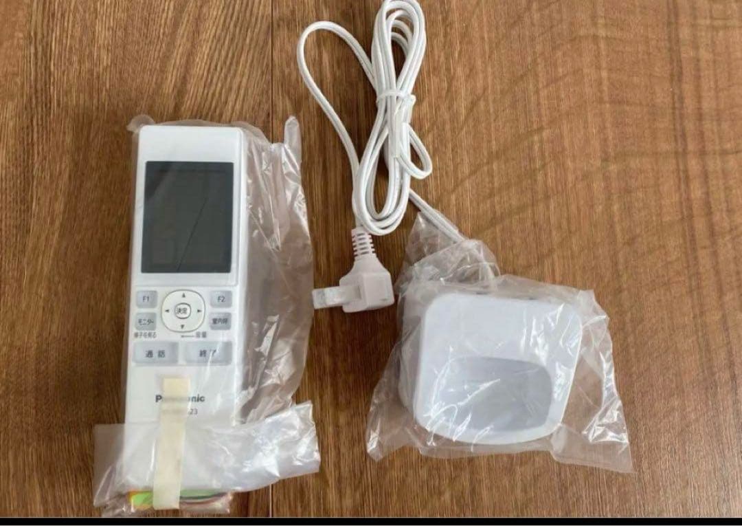 ①Panasonic ワイヤレスモニター付テレビドアホン　子機　新品　623 Panasonic（パナソニック） インターホン VL-WD623 ワイヤレスモニター