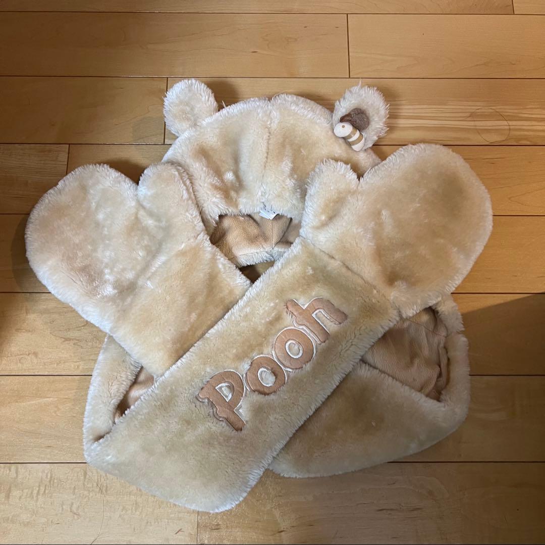 プーさん マフラーキャップ - メルカリ