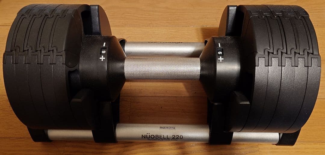 ①NUO-FLEX20 アジャスタブルダンベル新型2kg刻み 20kgモデル TOP FILM フレックスベル 2kg刻み 20kg flexbell 可変式ダンベル