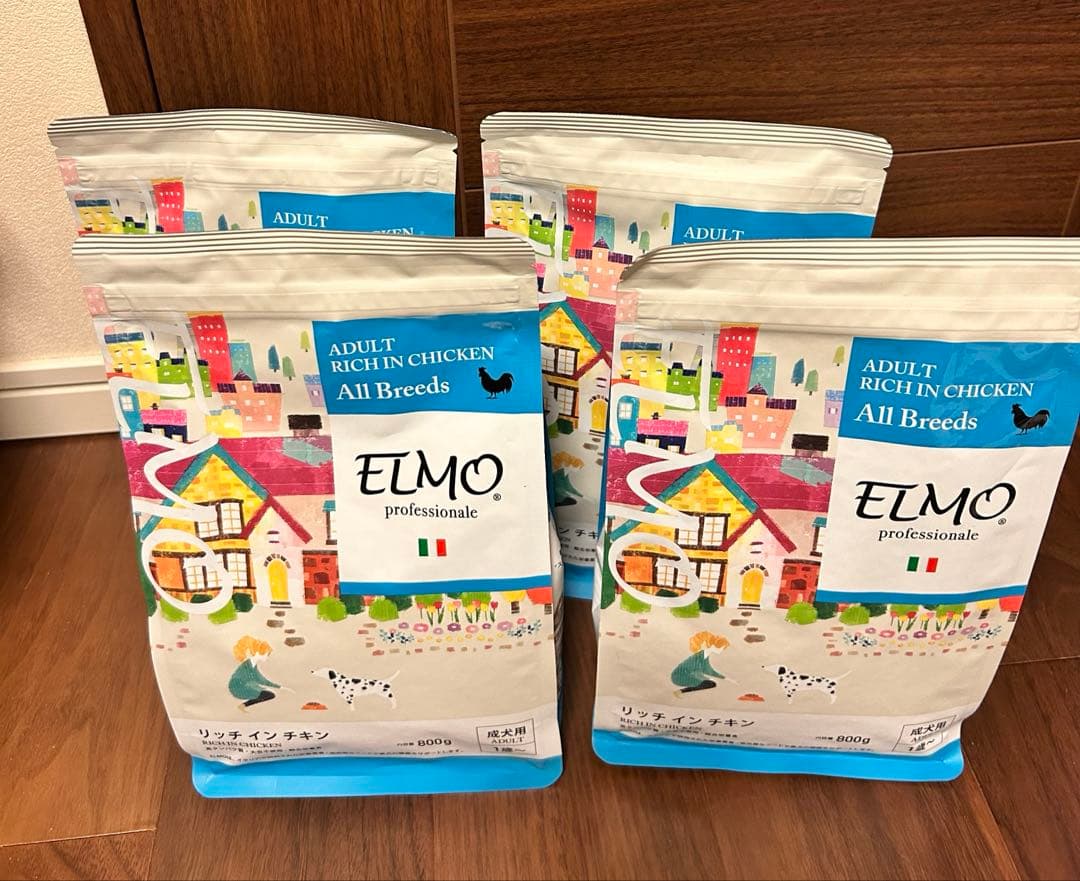 ELMO エルモ リッチインチキンフード 800g✖️4袋 - メルカリ