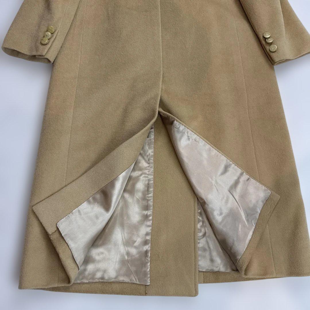 セリーヌCELINE 大きいサイズ カシミヤ50%ウールコート 3Lサイズ