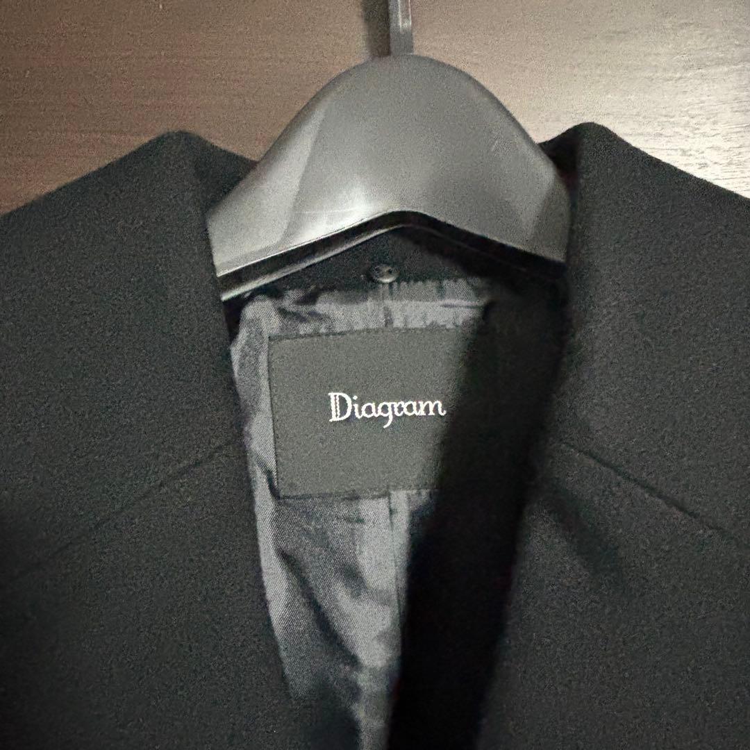 美品！ダイアグラム グレースコンチネンタル ウールロングコート