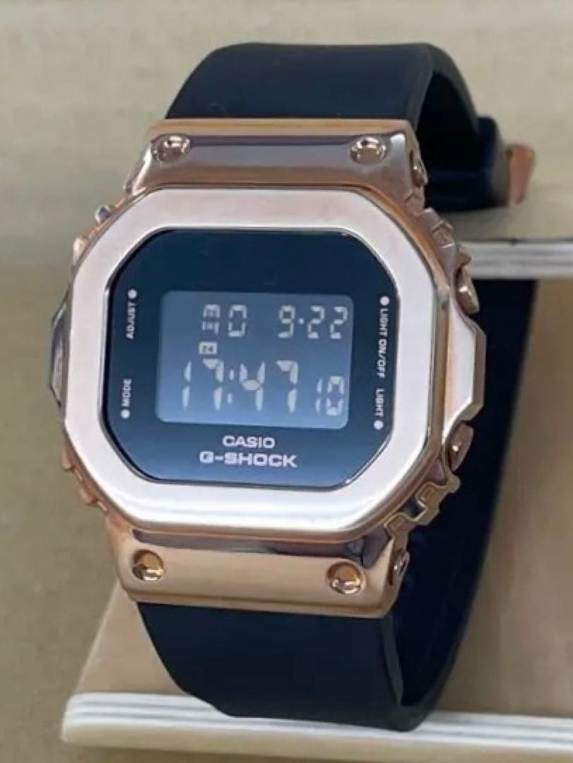 CASIO G-SHOCK カシオ Gショック GM-S5600PG-1JF GMS5600PG-1 | Rose Gold Women's Watch G-SHOCK | CASIO