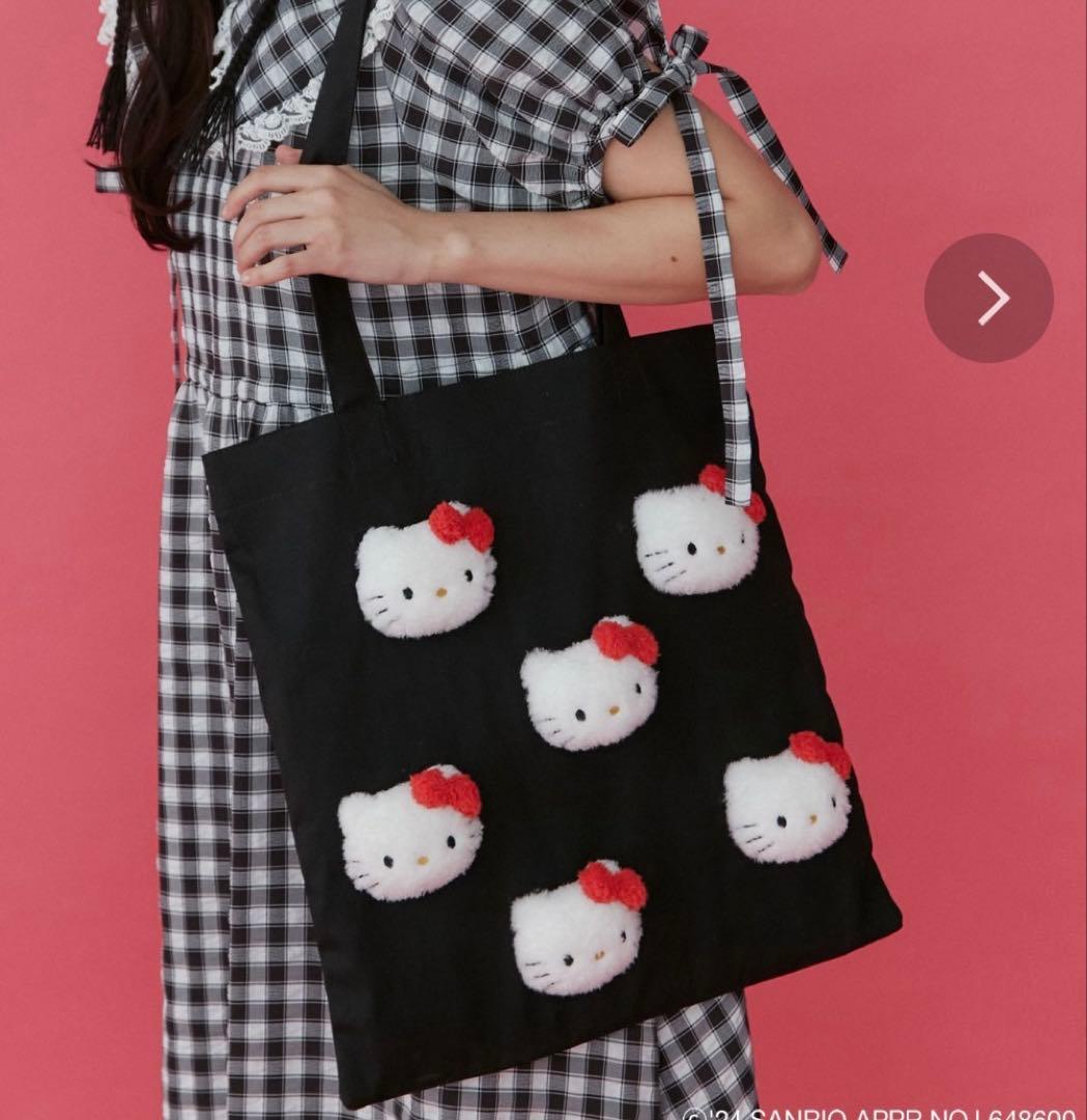 新品タグ付き merry jenny ハローキティ もこもこトート サンリオ merry jenny（メリージェニー） (セール30%OFF) merry jenny / メリー