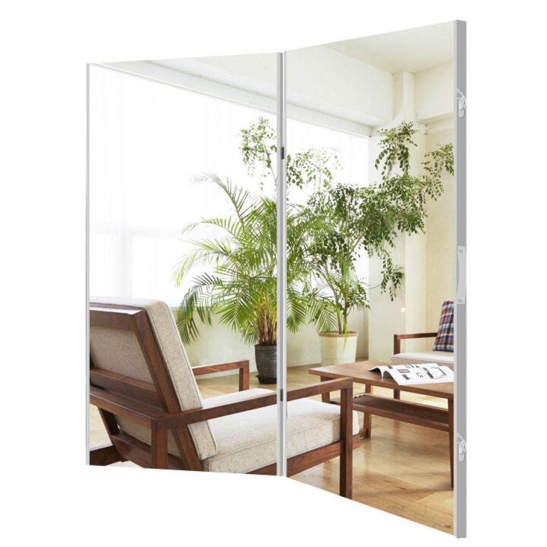 【中古】ダンス鏡 折り畳み 割れない鏡 160cmx100cmx2枚 銀色2番 楽天市場】【☆P3倍＆最大1,000円OFFcp！】ダンスミラー 割れない鏡