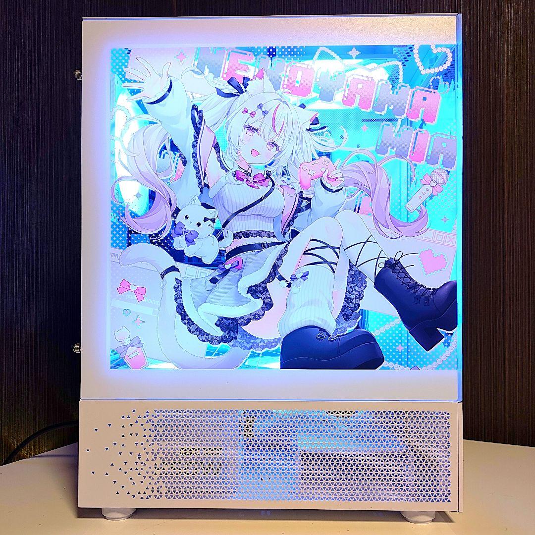 猫山みあ×ELSAコラボケース ゲーミングPC】デスクトップ／キャラクター