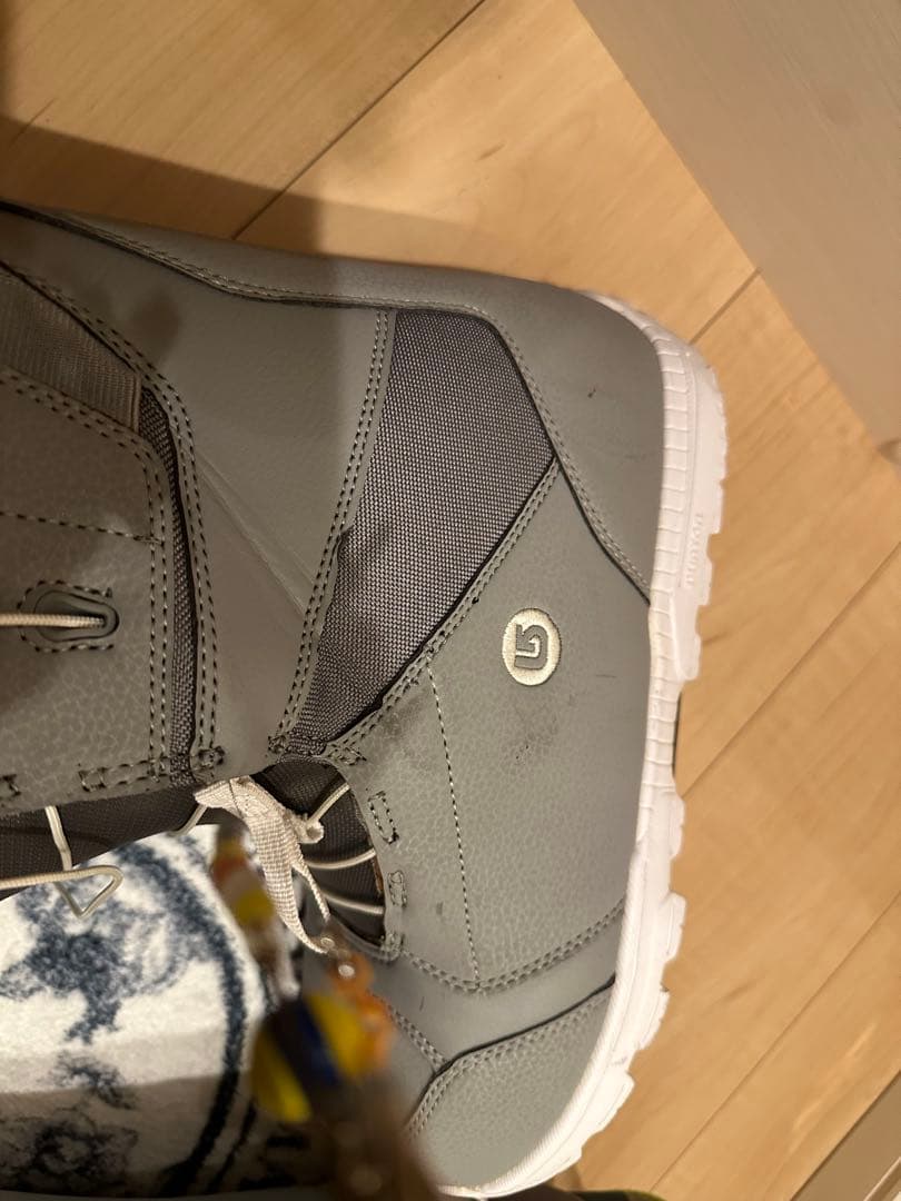 BURTON 28cmスノーボードブーツ グレー/グリーン 男性用 BURTON 男性用