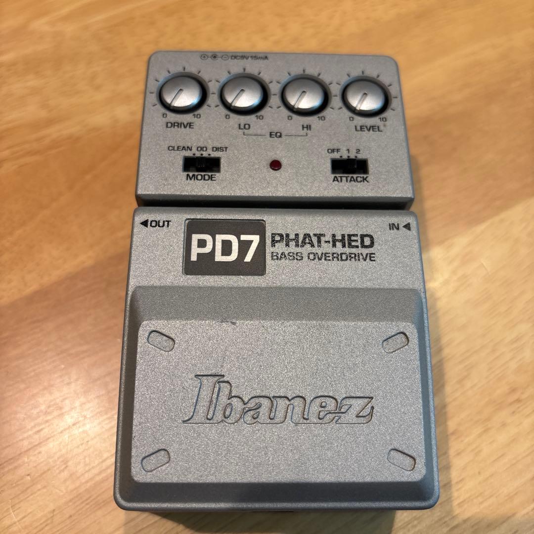 Ibanez PD7 PHAT-HEAD ベースオーバードライブ Ibanez PD7 Phat-Hed Bass Overdrive - Effects Pedals