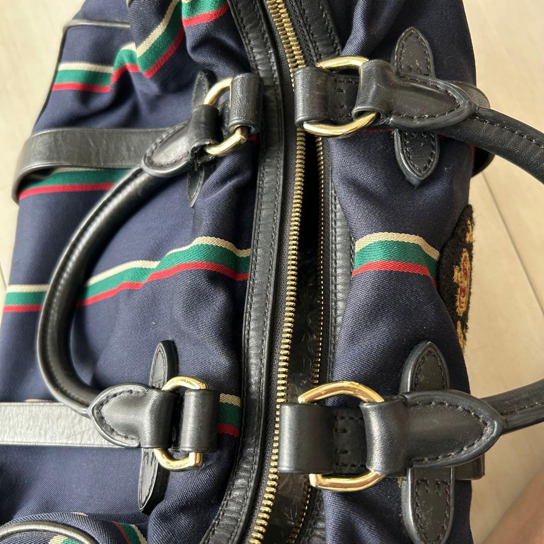 希少 Polo Ralph Lauren 2wayミニボストンバッグ ネイビー - メルカリ