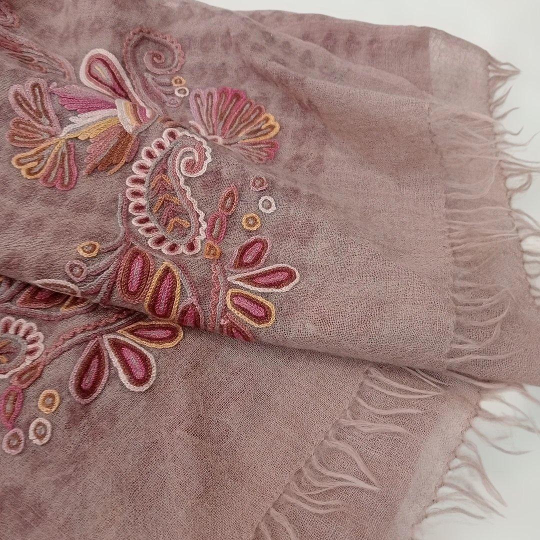 TARA BLANCA 刺繍ストール/ショール/使用可数少な目/即日発送/お洒落