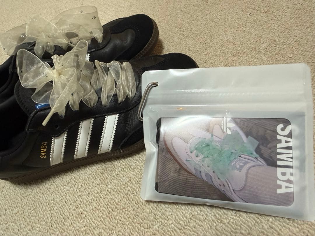靴 samba adidas 24.5cm