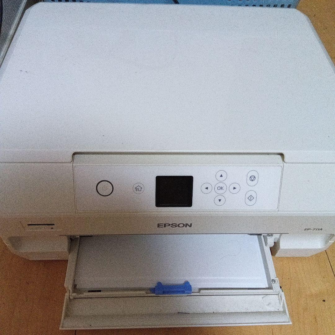 完全動作品 EPSON EP-711A インクジェットプリンター 断捨離 - メルカリ