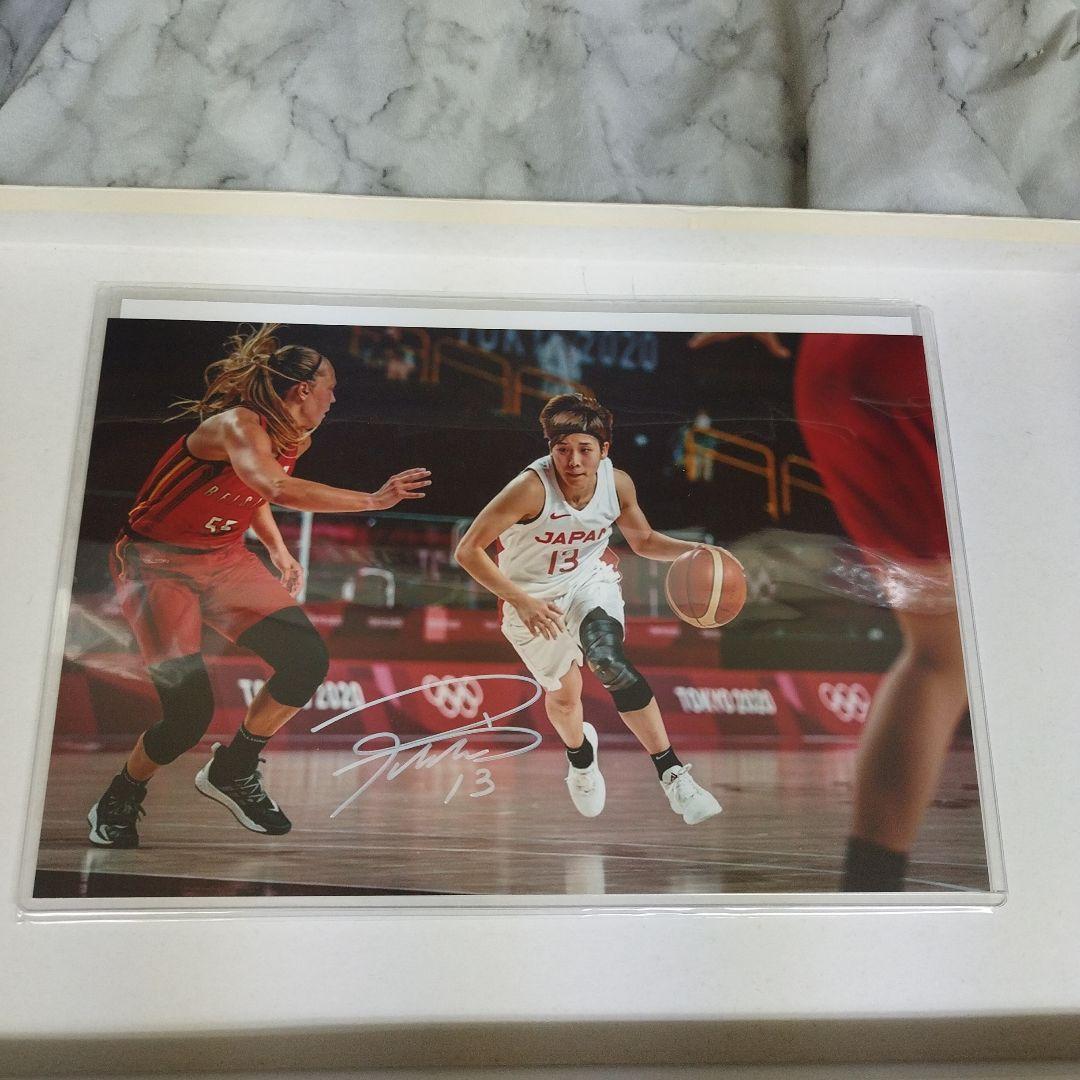 女子バスケットボール日本代表　町田瑠唯　直筆サイン入りフォト　証明書付き 女子バスケットボール日本代表 町田瑠唯 直筆サイン入りフォト 証明書