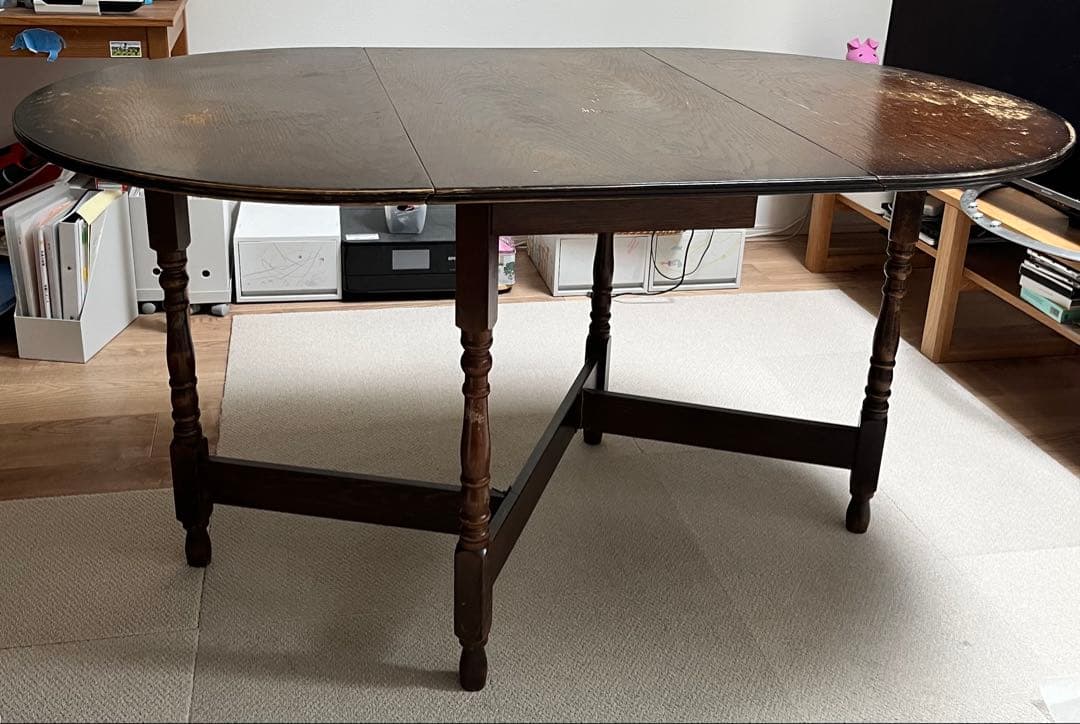 英国アンティークゲートレッグテーブル 着払い全国発送　値下げ　直接お渡し可 英国アンティークゲートレッグテーブル 着払い全国発送 値下げ 直接お