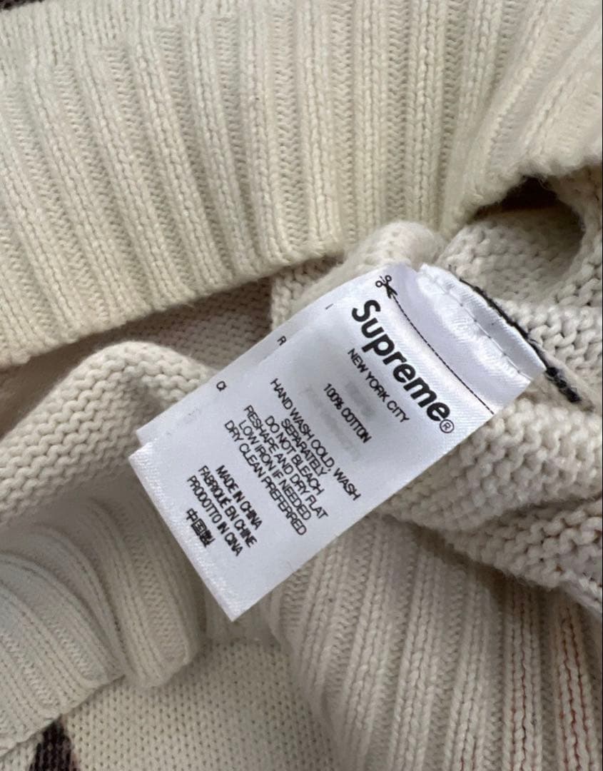 supreme nate lowman sweater - メルカリ