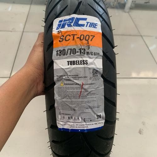 拓 PCX IRC SCT-007 130/70-13サマータイヤ❗️❗️ IRC 130/70-13 SCT 007 Ban Luar Belakang Pcx 160 | Lazada Indonesia