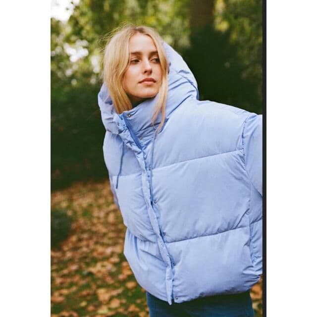 ZARA ザラ ウォーターリペレントキルティングダウンジャケット タグ