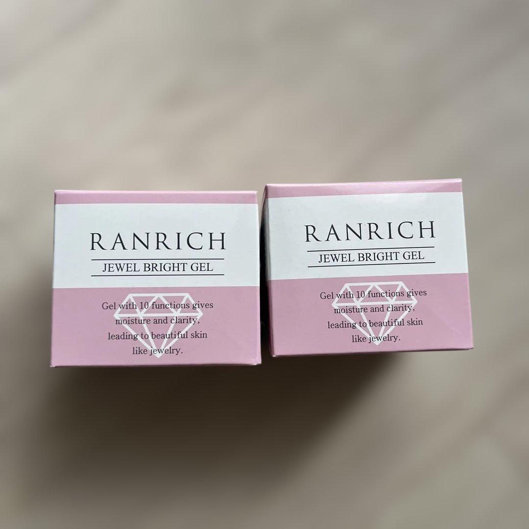 薬用 ランリッチ 美白オールインワンジェル 宝石ジェル 50g×2 新品未