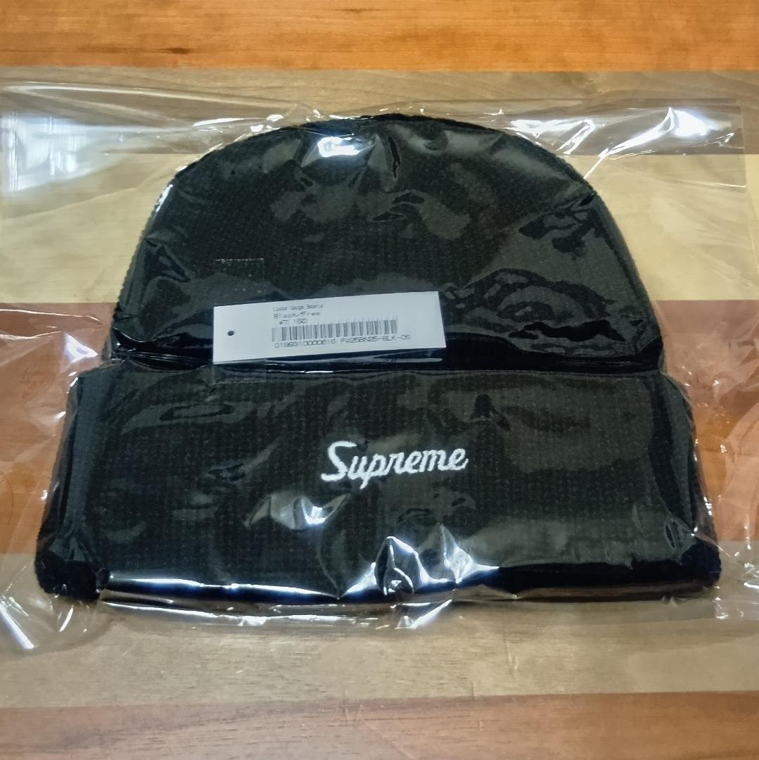 帽子 Supreme Loose Gauge Beanie black s-l400.jpg