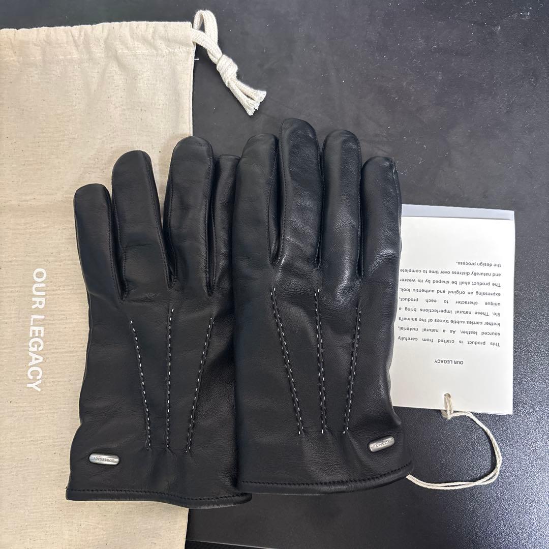 小物 our legacy His grove OUR LEGACY「HIS GLOVE BLACK LEATHER」 – SISTER