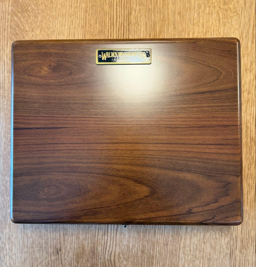 ファイル・バインダー・ケース Galen Leather The WritingBox Wulnut The Writing Box Burl Wood Special Edition - Galen Leather