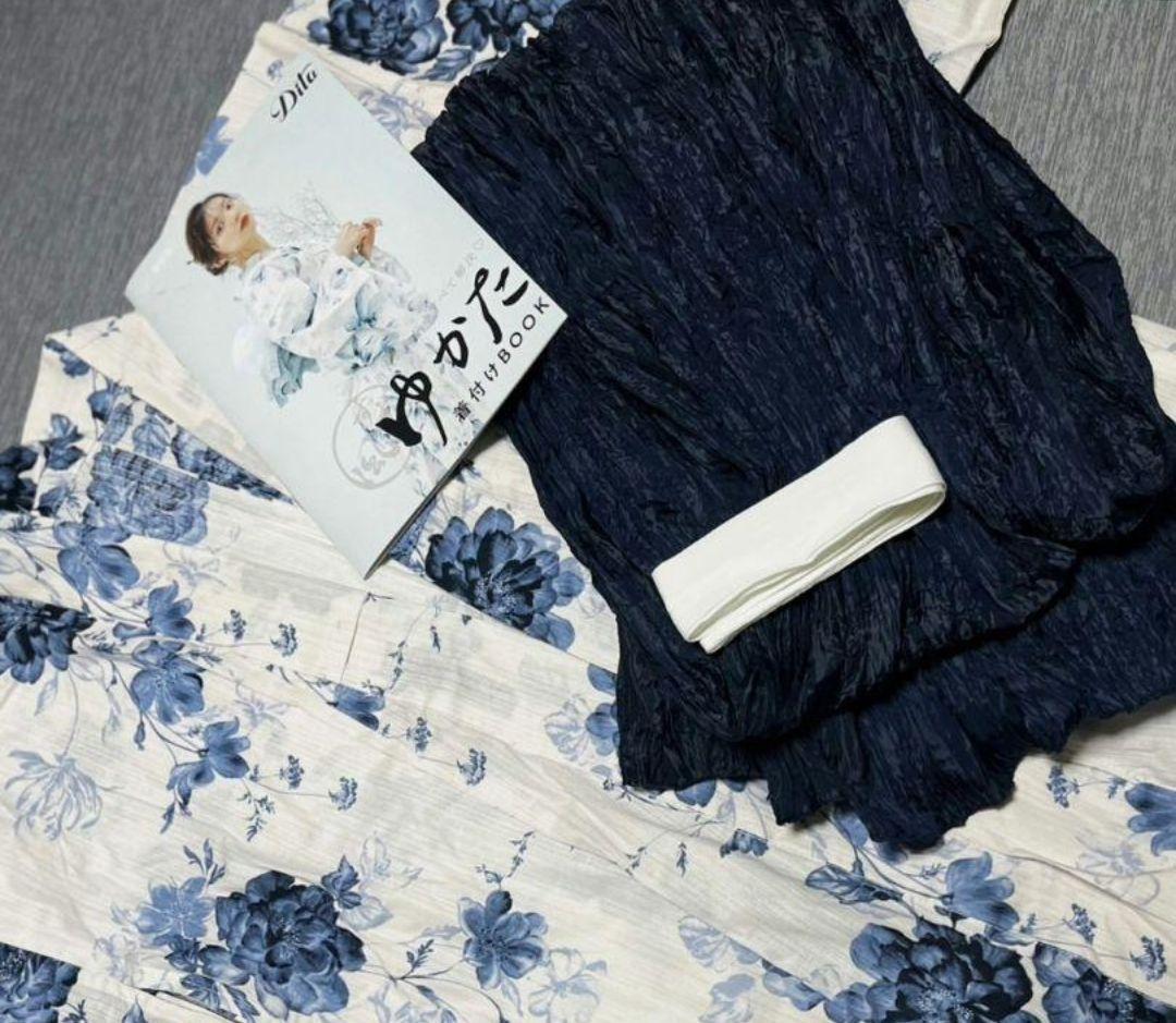 【完売品】dita✩.*˚水彩の勿忘草色 髪飾り・帯飾り付き 勿忘草の髪飾り - 亜紗 -stereonoiz- - BOOTH