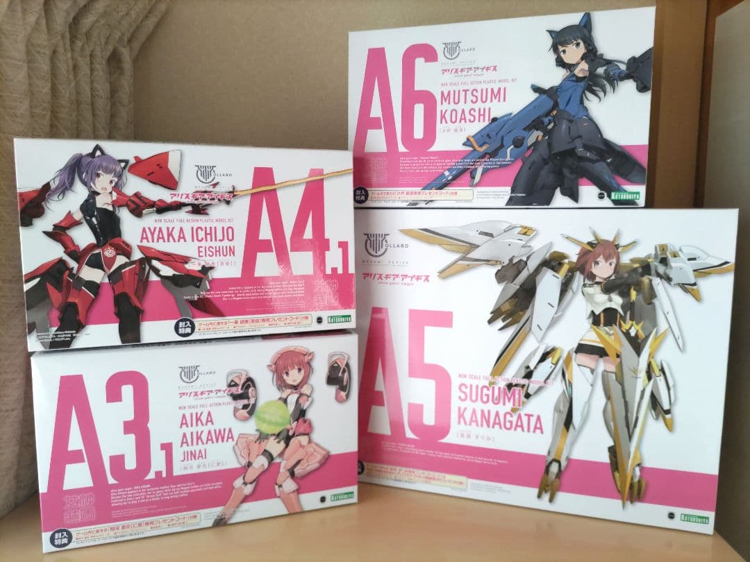 未組立 アリスギア メガミデバイス すぐみ 綾香 愛花 睦 コトブキヤ プラモ 小芦 睦海【剛毅】｜アリス・ギア・アイギス｜美少女プラモデル