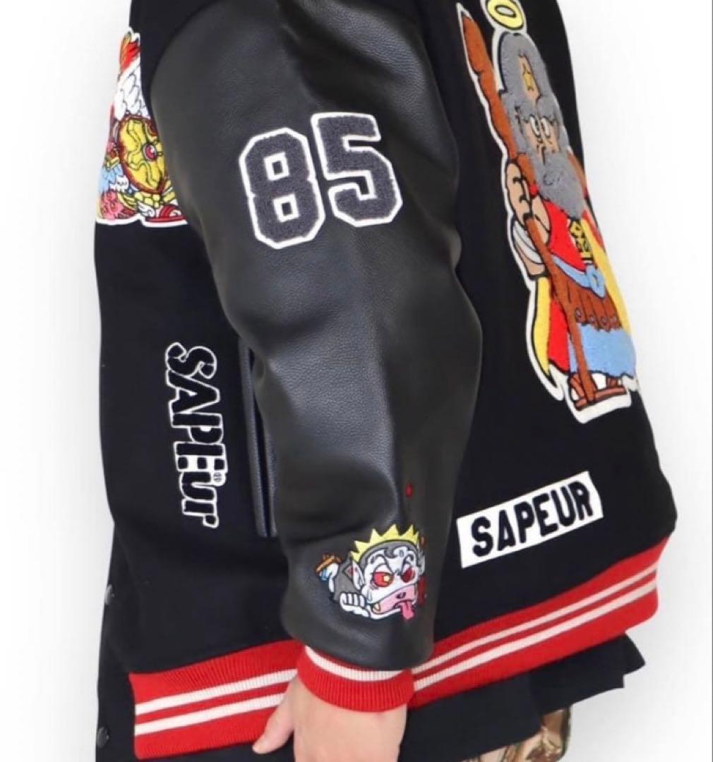 Lサイズ】新品 SAPEur サプール コラボ スタジャン ビックリマン