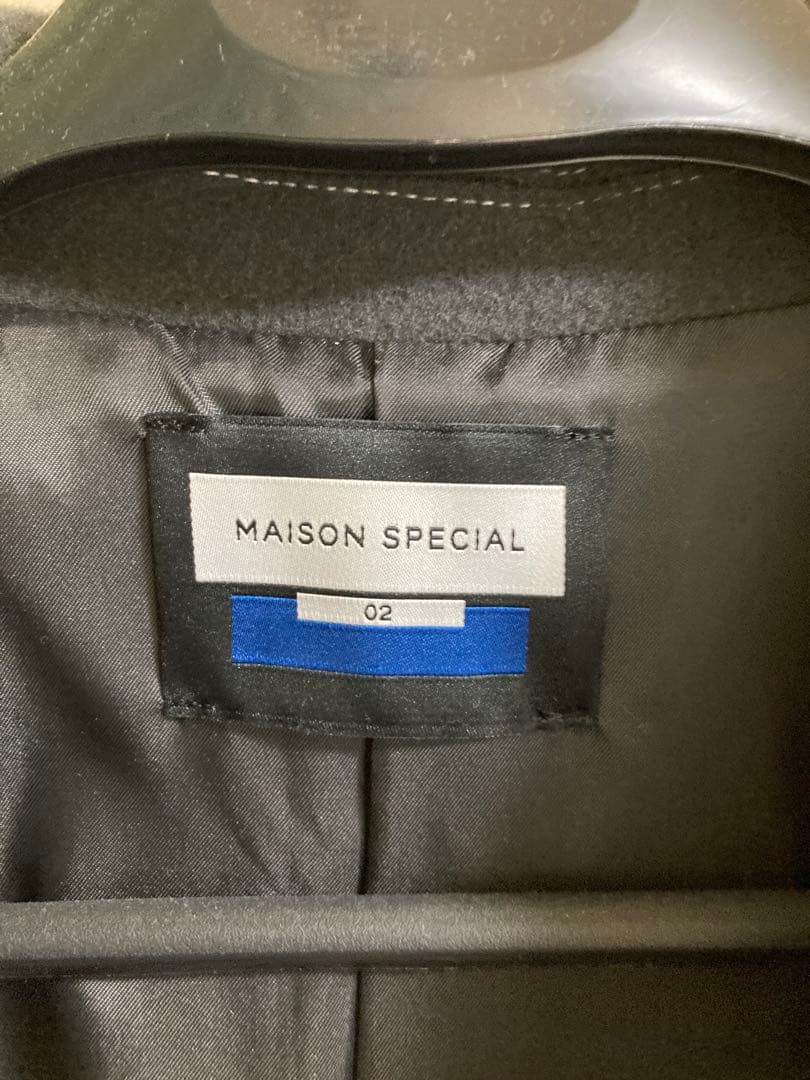 ウールカットオフステッチダブルオーバーコートMAISON SPECIAL - メルカリ