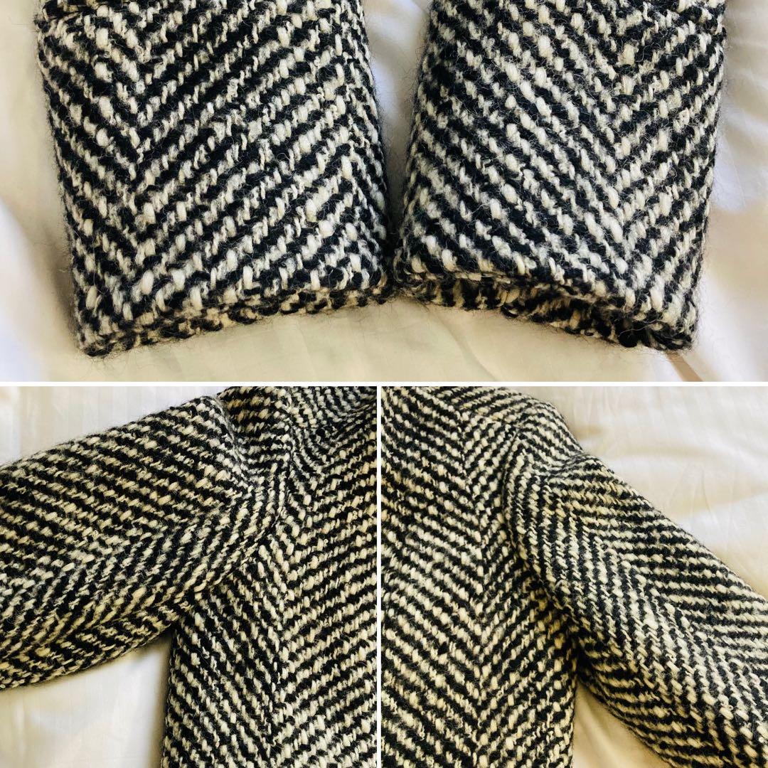 CELINE セリーヌ ツイードコート ベルト付 ツイードスカート セットアップ