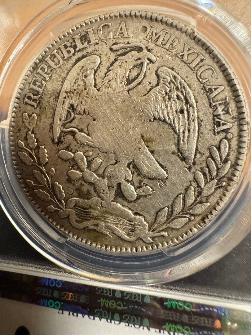 本物保証 メキシコ 8レアル銀貨 1878年 PCGS - メルカリ
