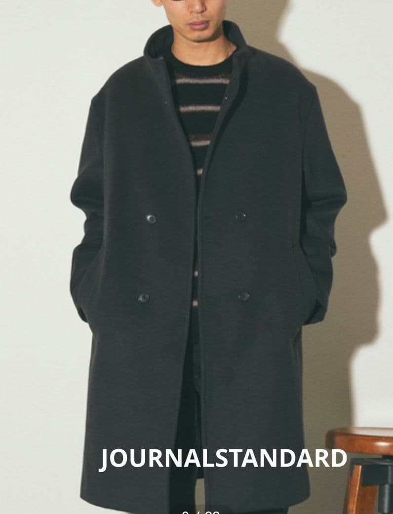 24aw　JOURNALSTANDARD 140S　カシミヤ混　 オーバーコート 24aw JOURNALSTANDARD 140S カシミヤ混 オーバーコート - メルカリ