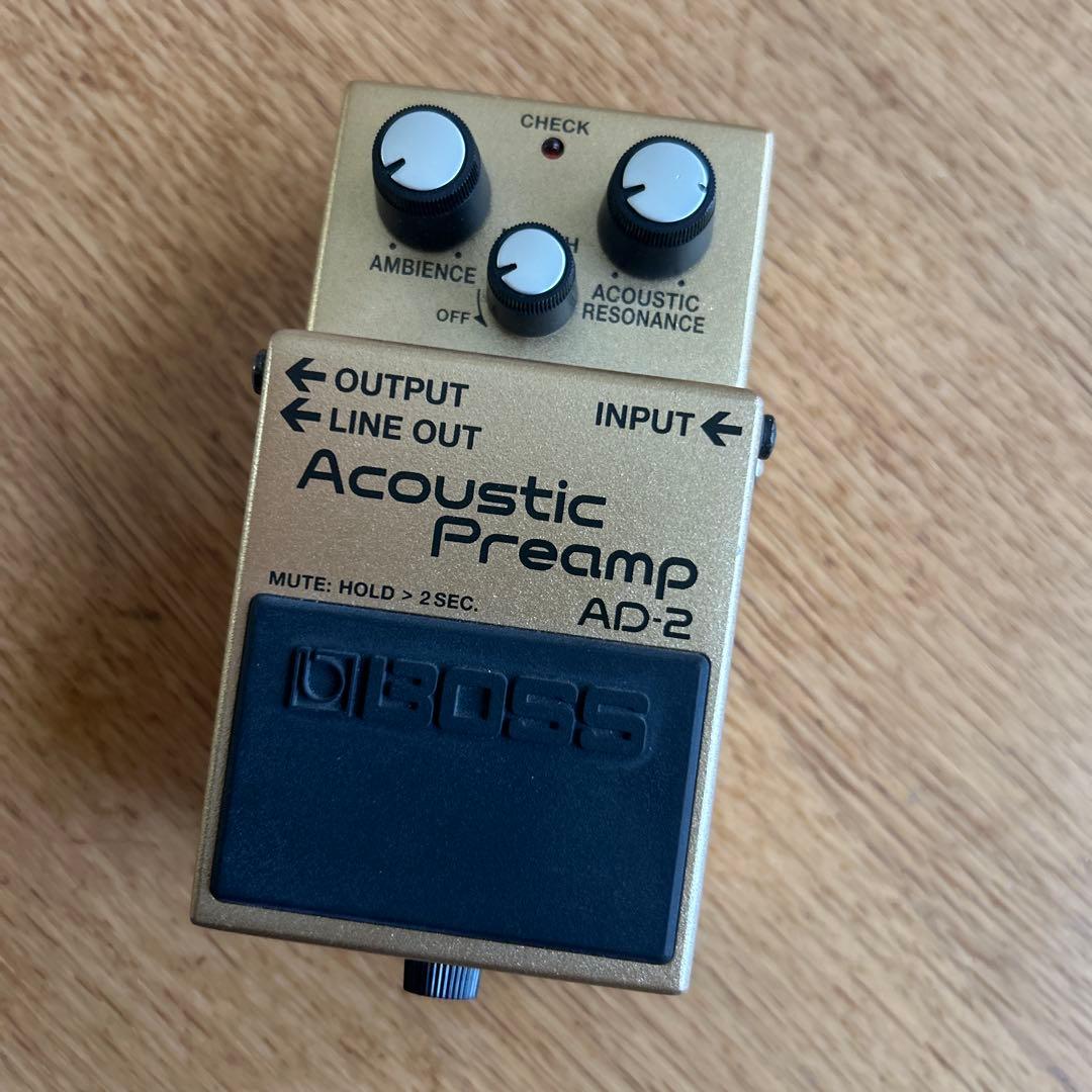 BOSS アコースティックプリアンプ AD-2 AD-2 Acoustic Preamp（アコースティックギター用プリアンプ） │ BOSS