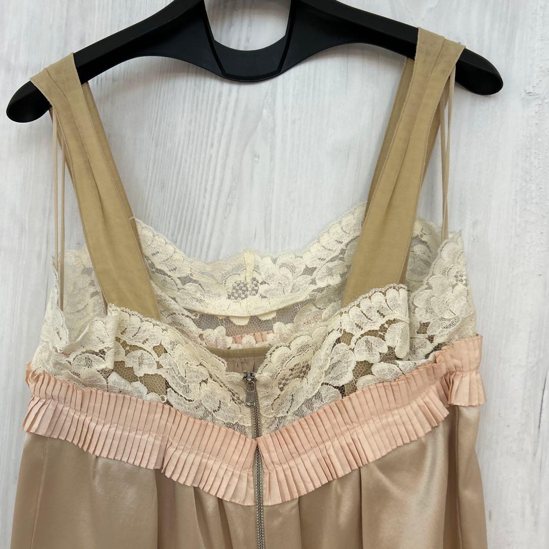 新品未使用 ドルチェアンドガッパーナ レースキャミソール ベージュ