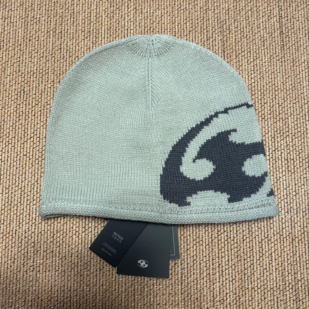 即日発送】sansan gear サンサンギア ビーニー ニット帽 グレー - メルカリ