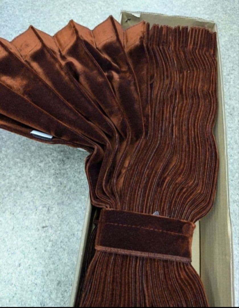 新品 アコーディオン仮眠カーテン コスモスブラウン テクノガレージ製