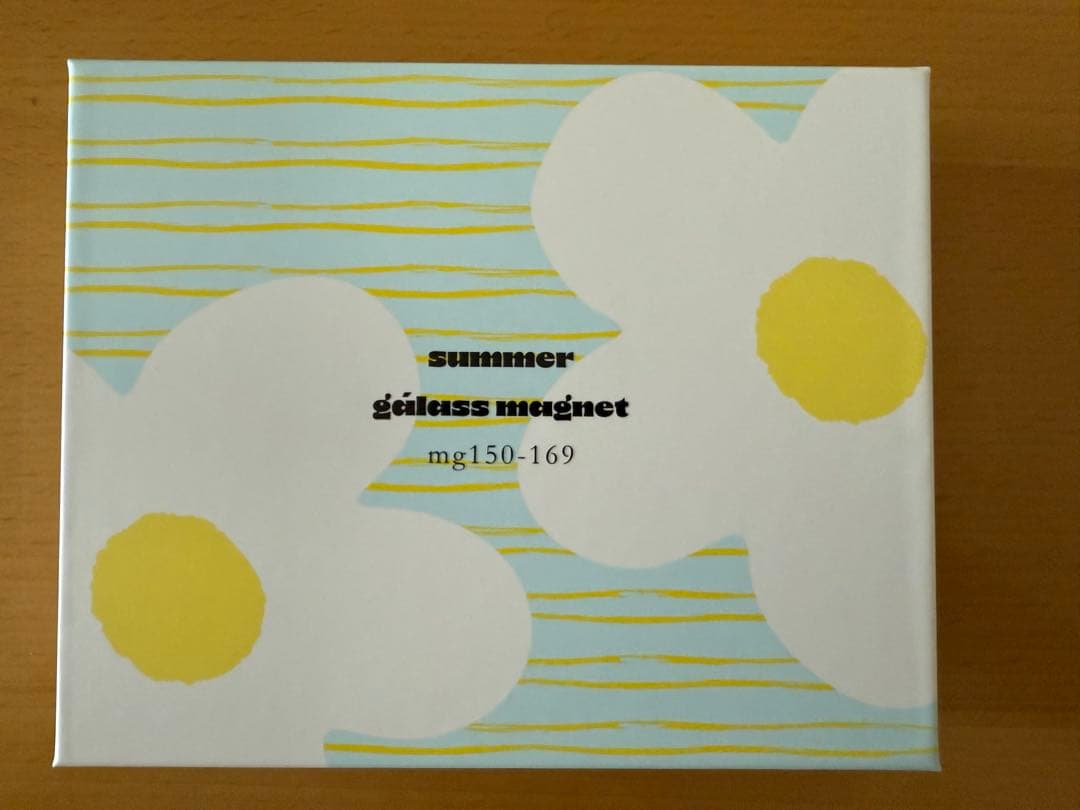 エノイ ガラスマグsummer gálass magnet 20色　台紙付き summer gálass magnet – énoi