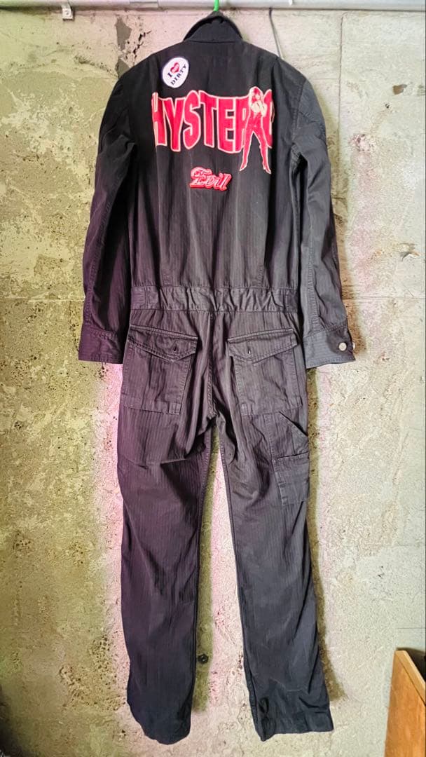 hysteric glamour ヒステリックグラマー つなぎ オールインワン HYSTERIC GLAMOUR（ヒステリックグラマー）の「HYSTERIC MOTOR