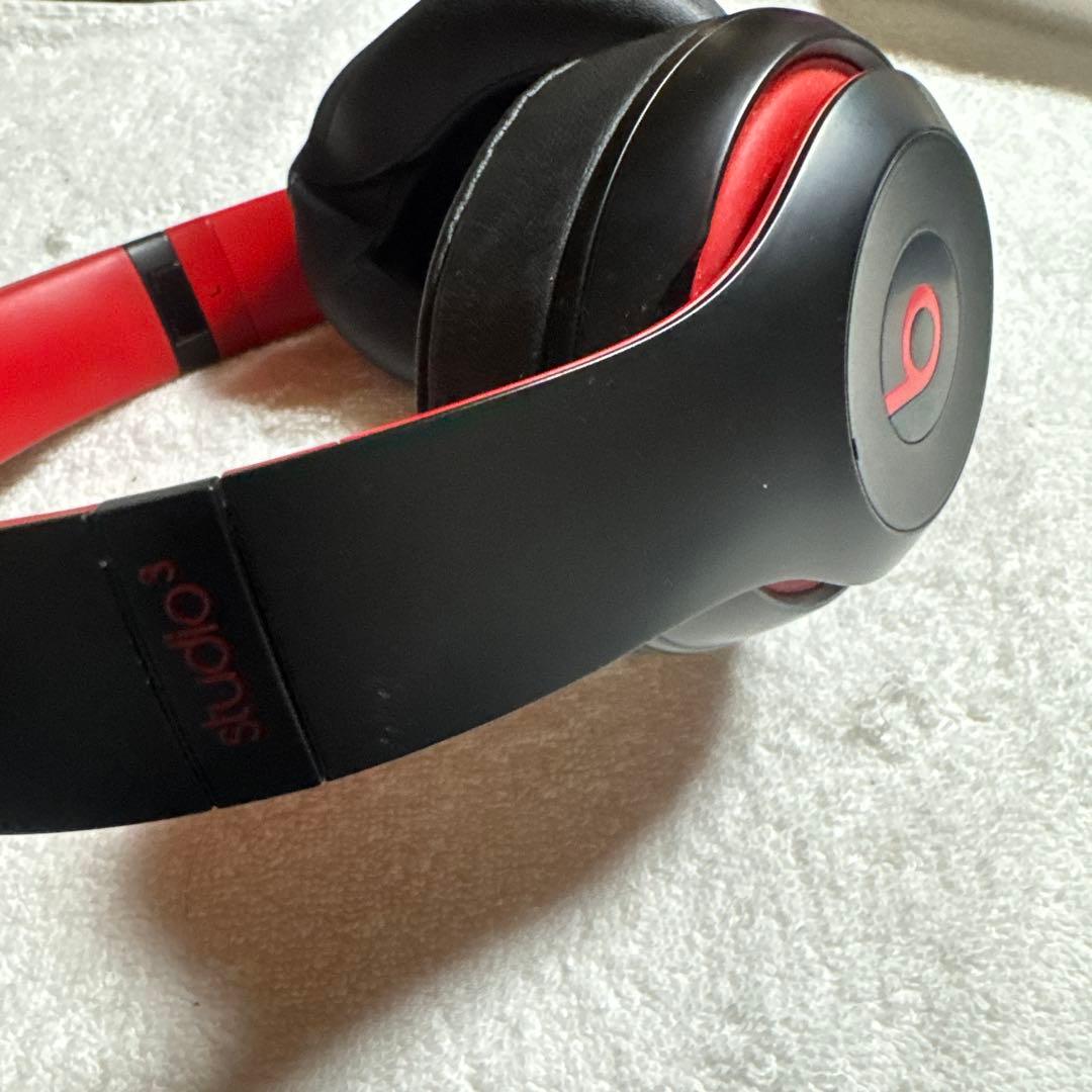 BEATS STUDIO3 WIRELESS ブラックレッドワイヤレスヘッドホン - メルカリ
