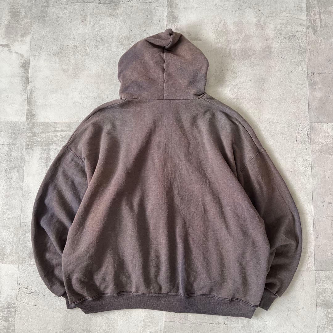 一点物Boro 鬼フェード ボロ パーカー 褪色 パステルパープル ジップ