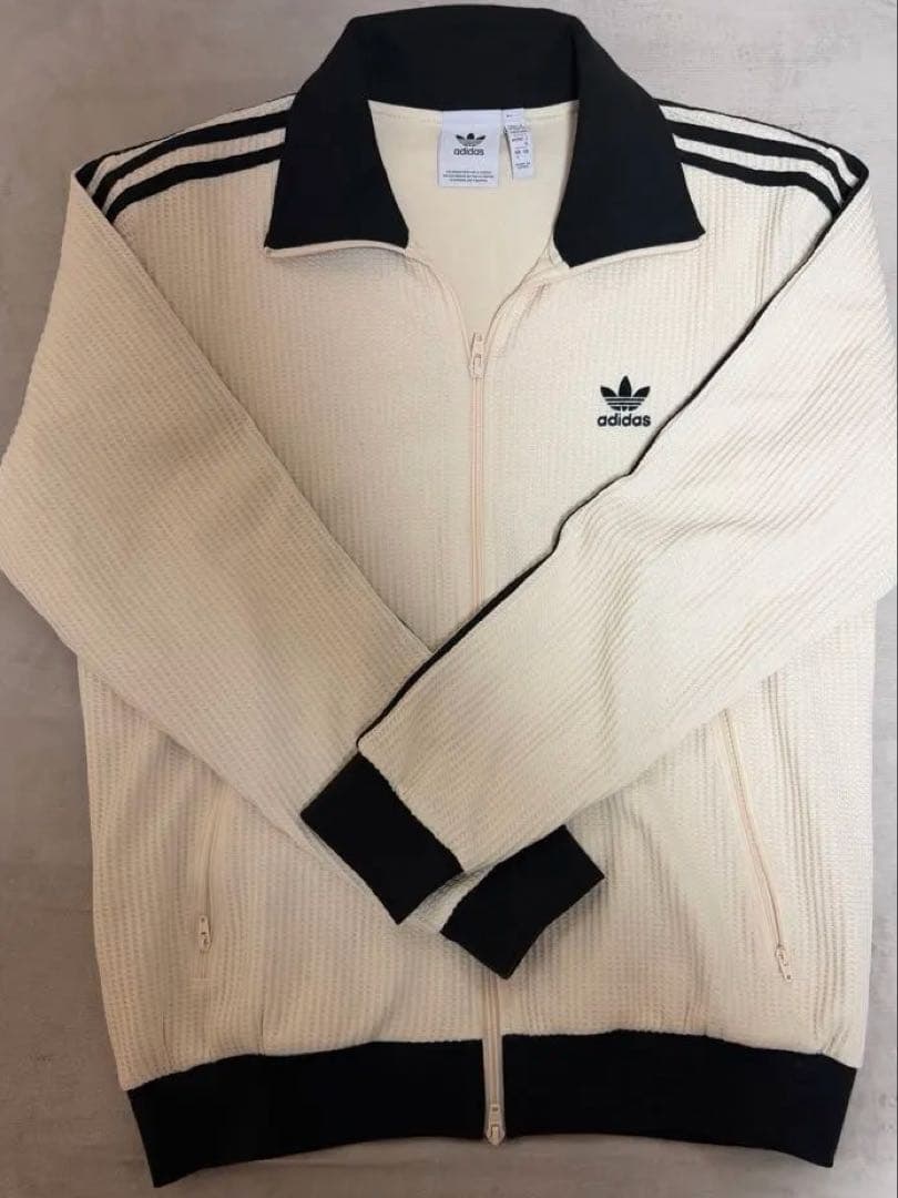 【正規品】adidas ワッフル トラックジャケット ホワイト XL adidas originals アディカラー クラシック ワッフル ベッケンバウアー