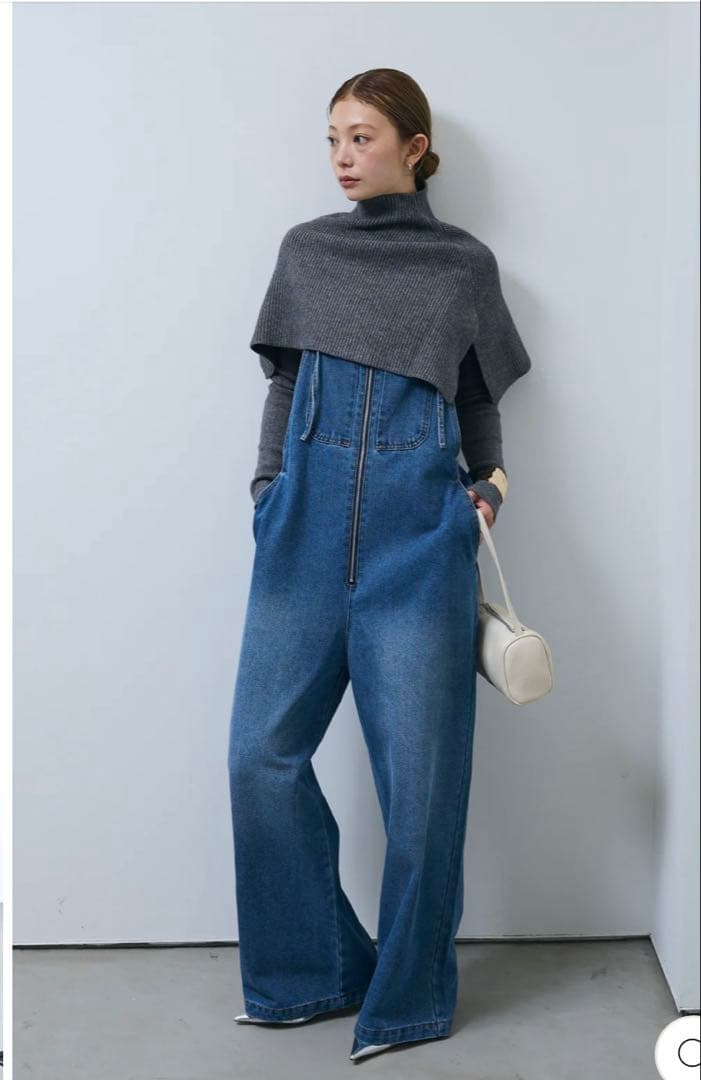 新品タグ付き　イアム　オーバーサイズデニムサロペット 6_000000025509.jpg?1737530700