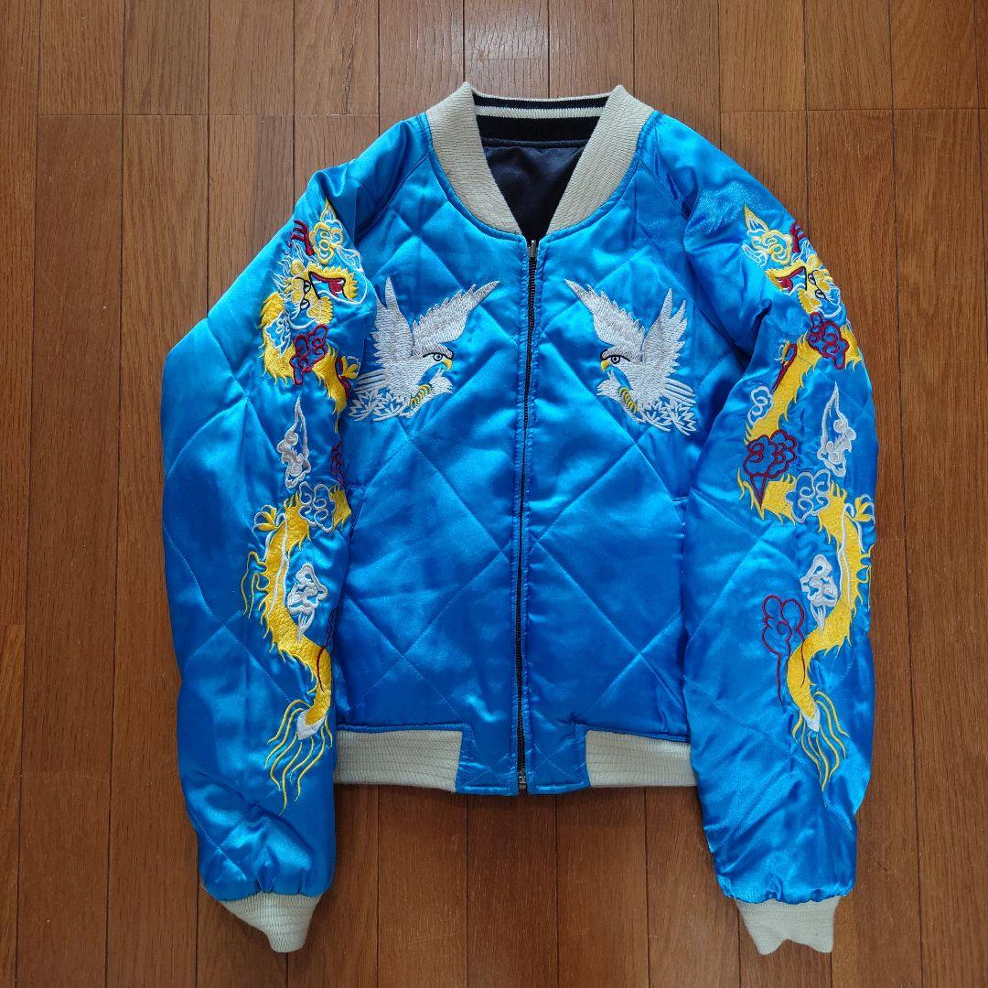 スカジャン R.D.L. リバーシブル 楽天市場】龍と鷹と虎リバーシブルスカジャン 3RSJ-028 Japanesque