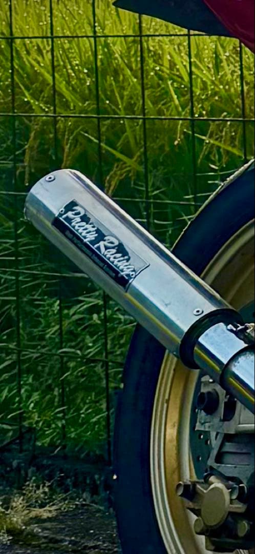 Pretty Racingサイレンサー 楽天市場】PRETTY RACING製 54π ブレット用サイレンサー メッキ