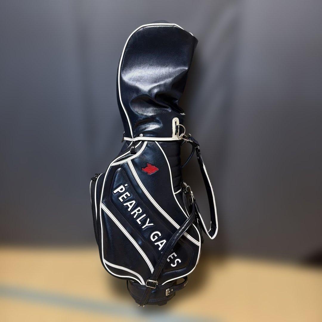 メスらいおん！PEARLY GATES ゴルフバッグ ネイビー PEARLY GATES（パーリーゲイツ） 【再入荷】【WEB限定モデル】 PEARLY
