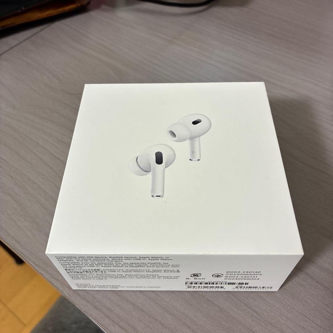 【新品未開封】AirPods Pro (第2世代) 本体　2026.1月購入 楽天市場】「新品・保証開始」AirPods Pro(第2世代/USB-C) MTJV3J-A