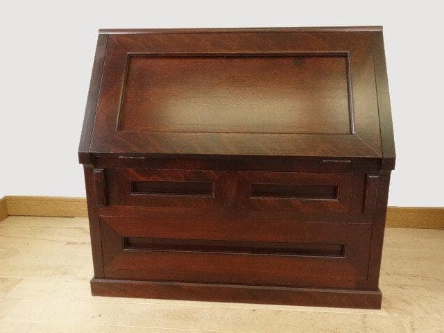 松本民芸家具 座ビューロー ライティング 座机 再塗装済 USED