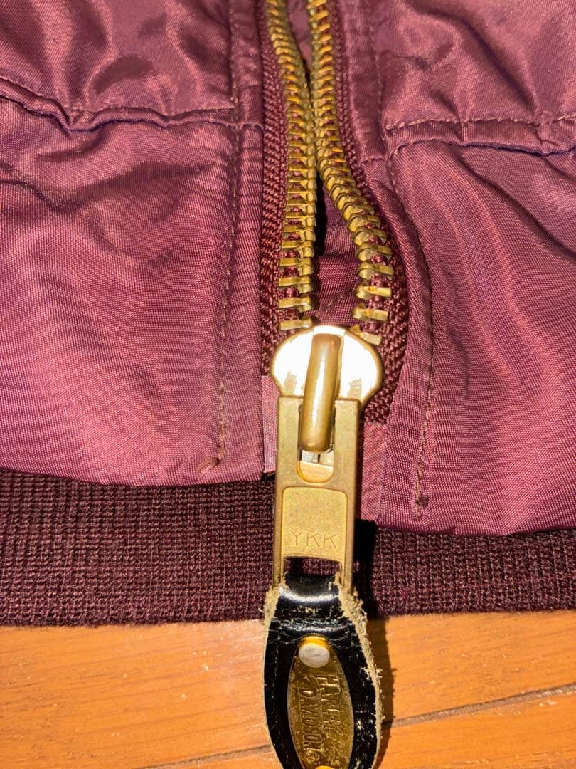 Harley-Davidson MA-1 ボルドー ヴィンテージ バックロゴ - メルカリ